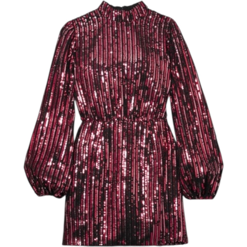 RIXO Samantha sequined crepe de chine mini dress XS